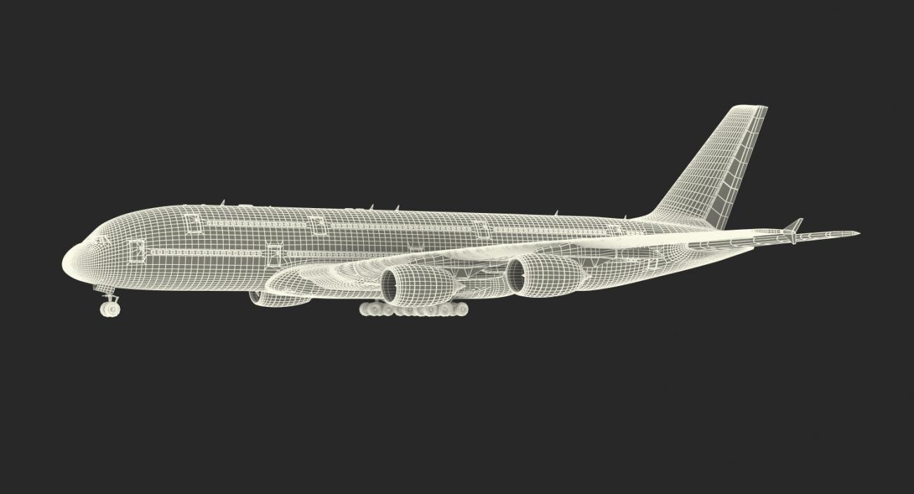 Airbus A380-1000 Air France 3D